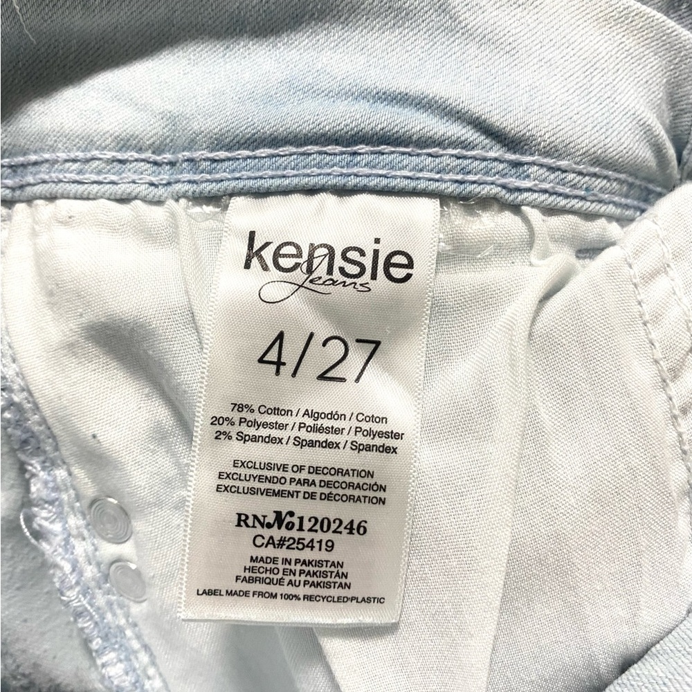 Kensie Light Wash Skinny Jeans - Picture 8 of 8
